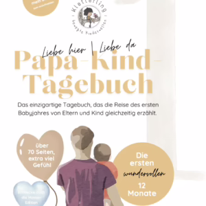 Papa-Kind Tagebuch 1. Lebensjahr - Erinnerungsbuch